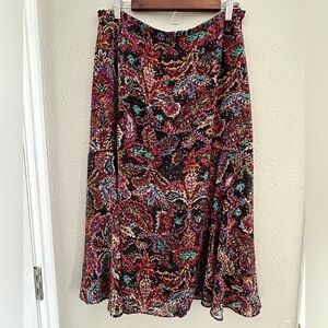 Vintage Coldwater Creek Multicolor A-Line Skirt